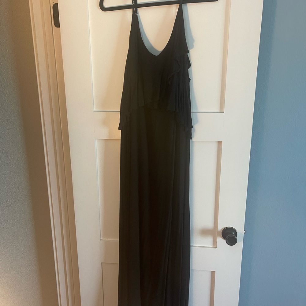 mark. Black Casual Tiered Maxi Dress